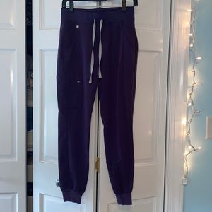 Figs Purple Shadow Zamora Scrub Pants